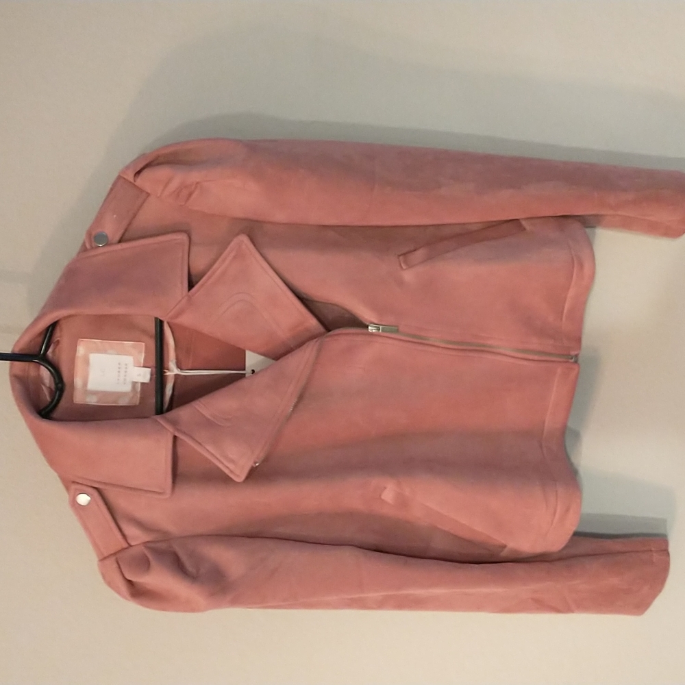 Laten Conrad Faux Suede Moto Jacket